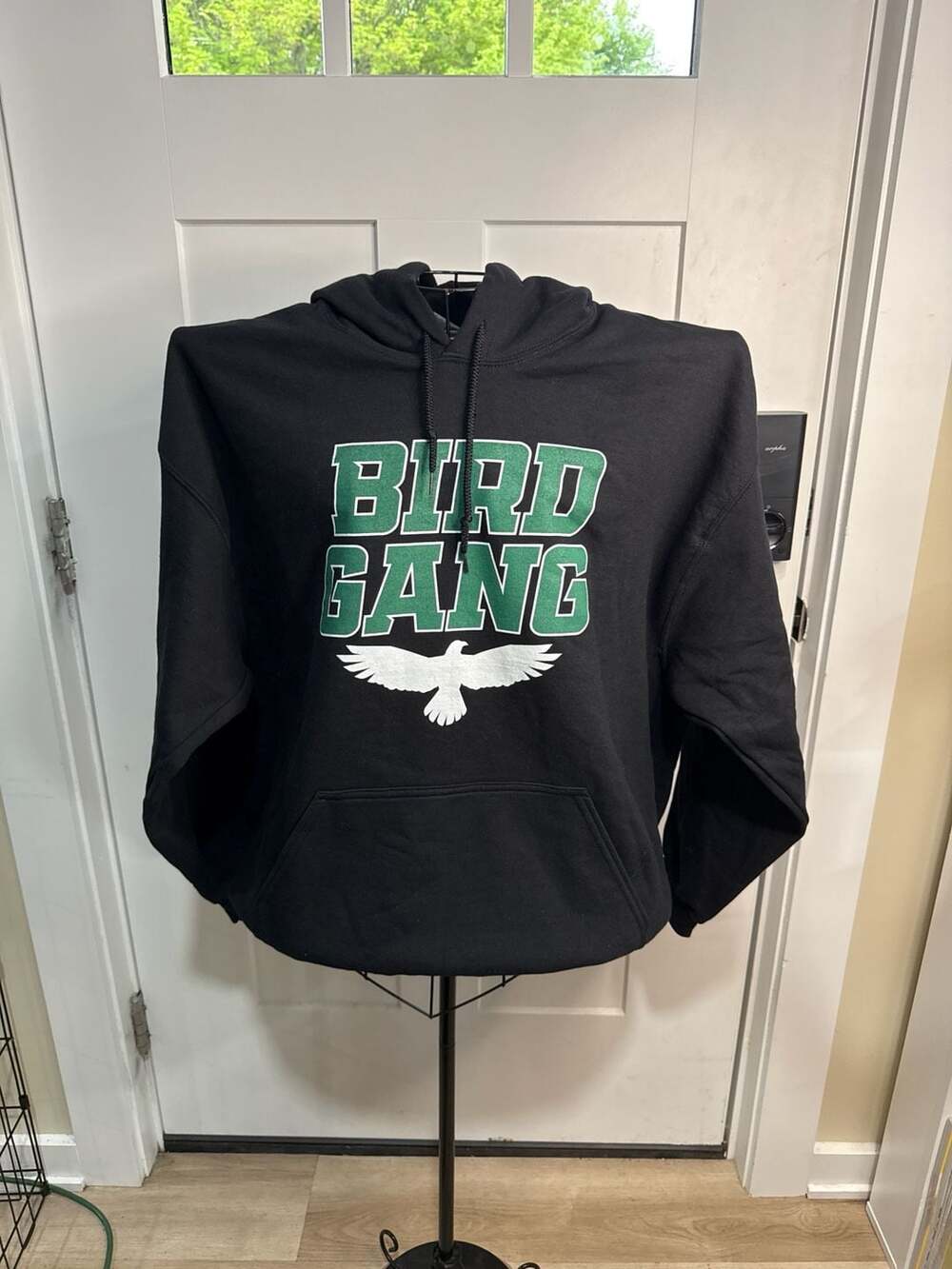 Gildan Philadelphia Eagles Bird Gang Graphic Hoodie Black Size XL